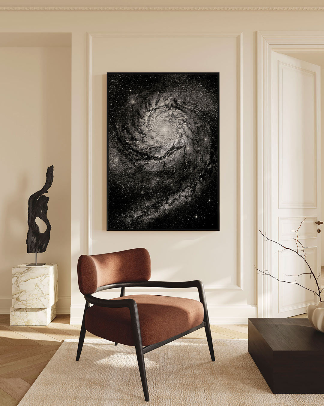 Kosmische spiraal Kunstwerk