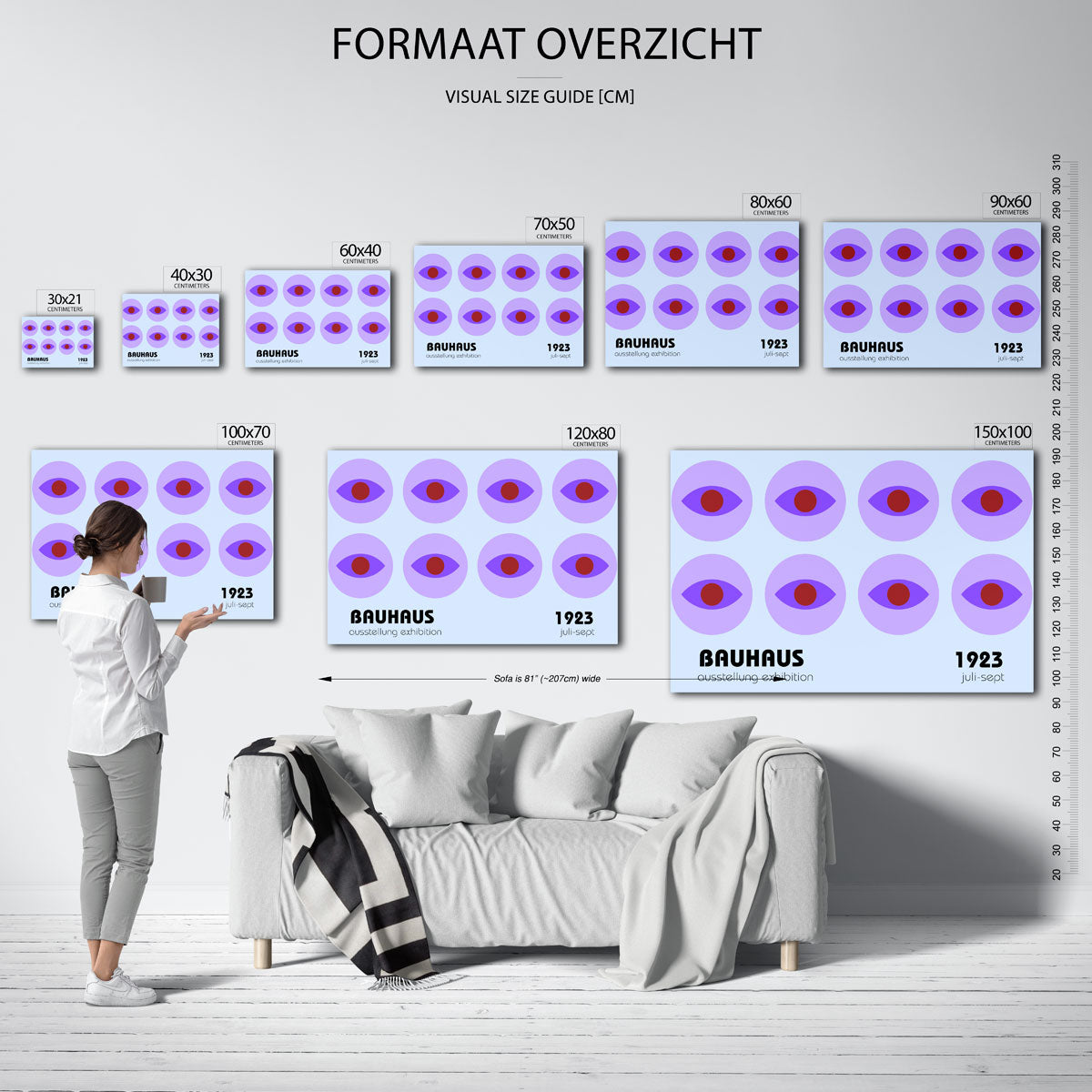Oogvormen en ritme Poster