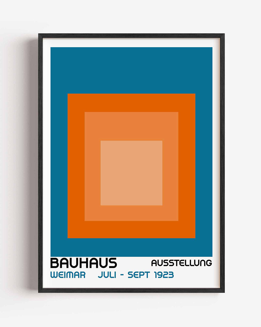 Kleurvlakken en lijnen Poster