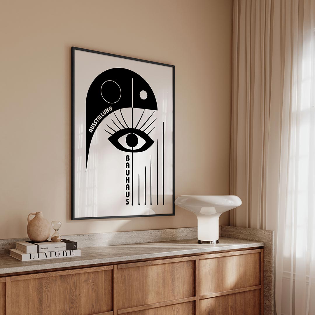 Oog en lijnen Poster