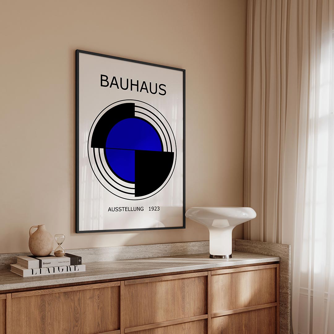 Cirkelvormen en lijnen Poster
