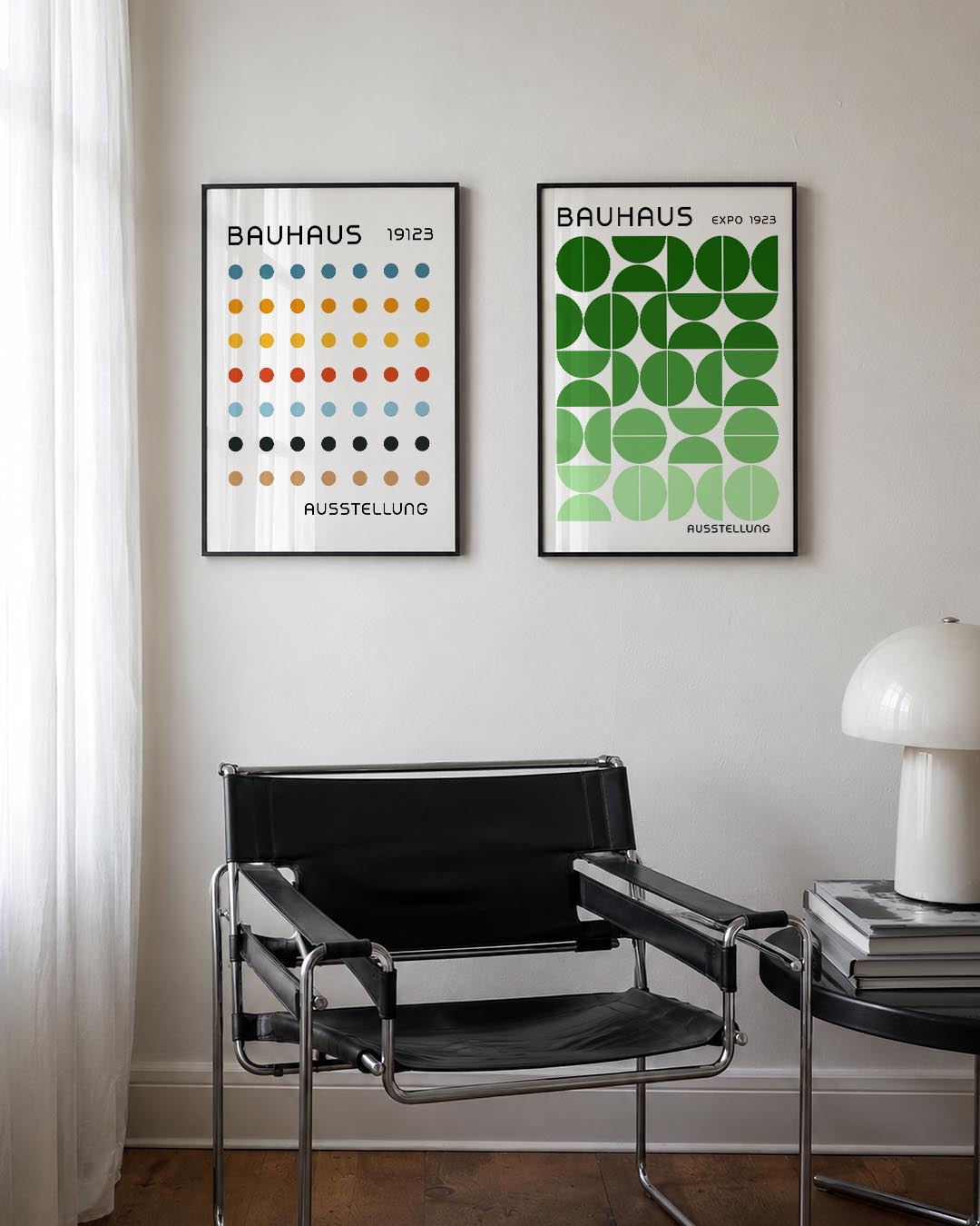 Kleurige cirkelritmes Posterset