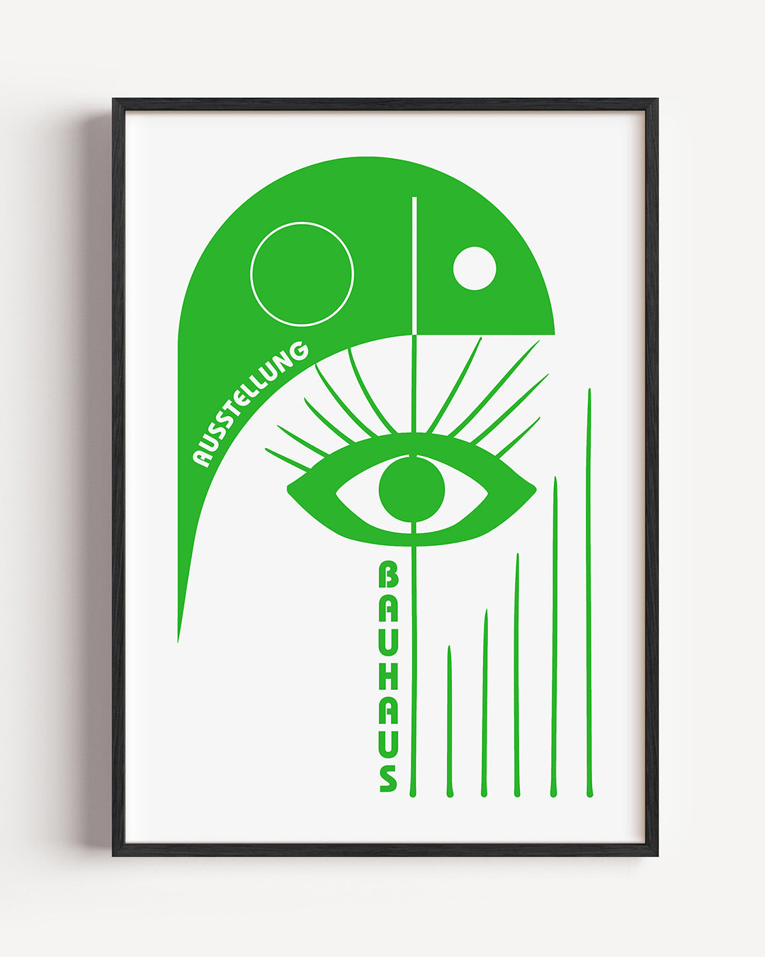 Oog en lijnen Poster