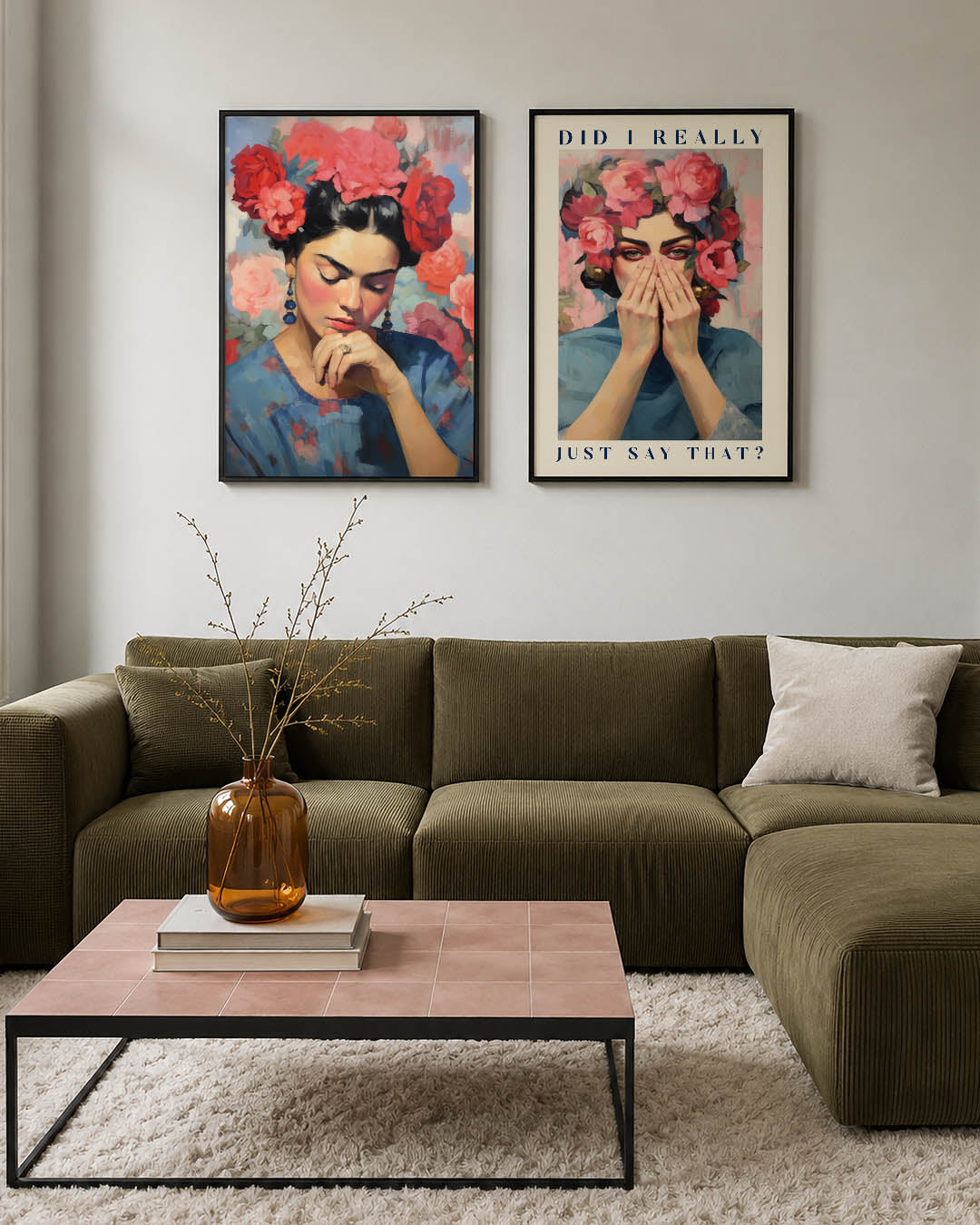Bloemen en dromen Posterset
