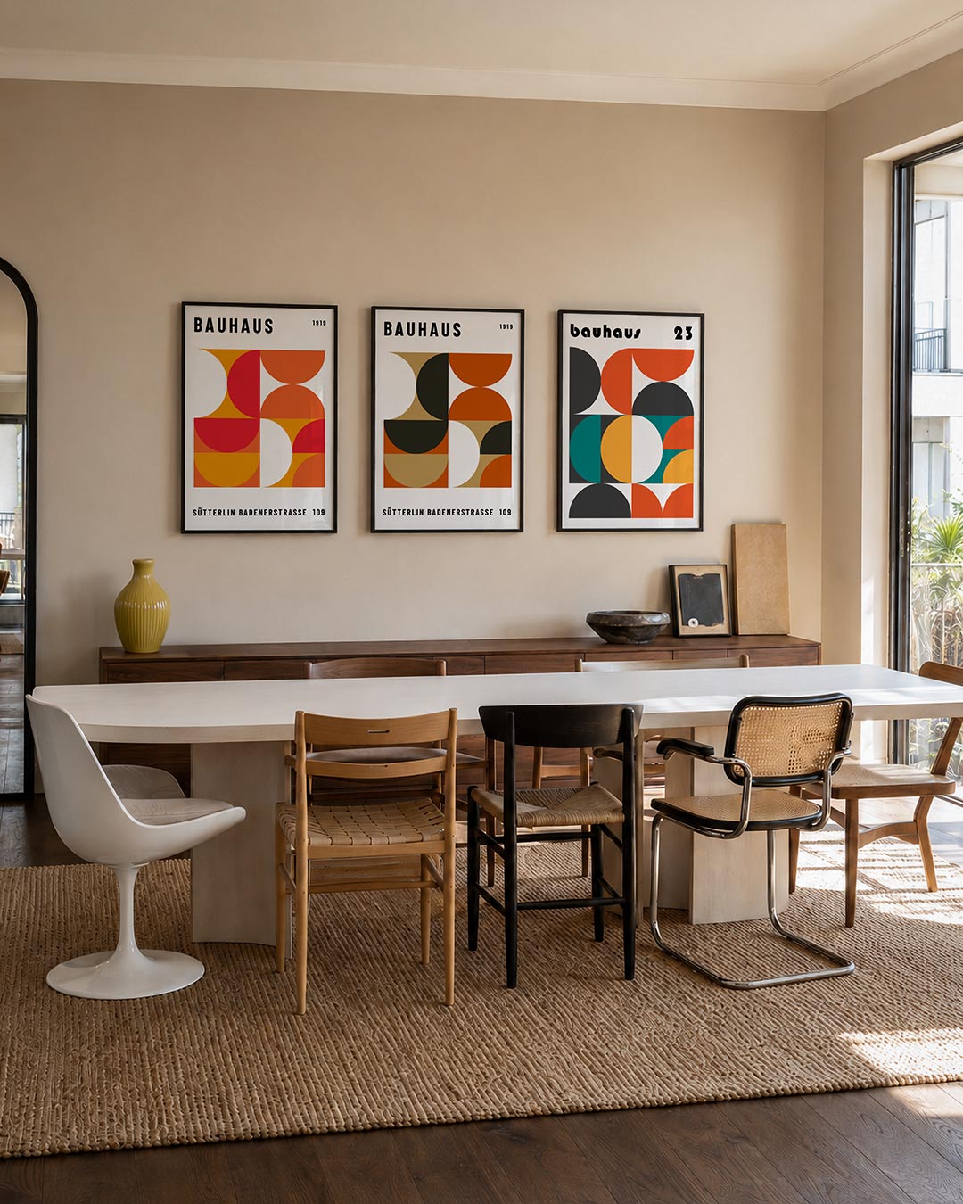 Vormen en kleurvlakken Posterset