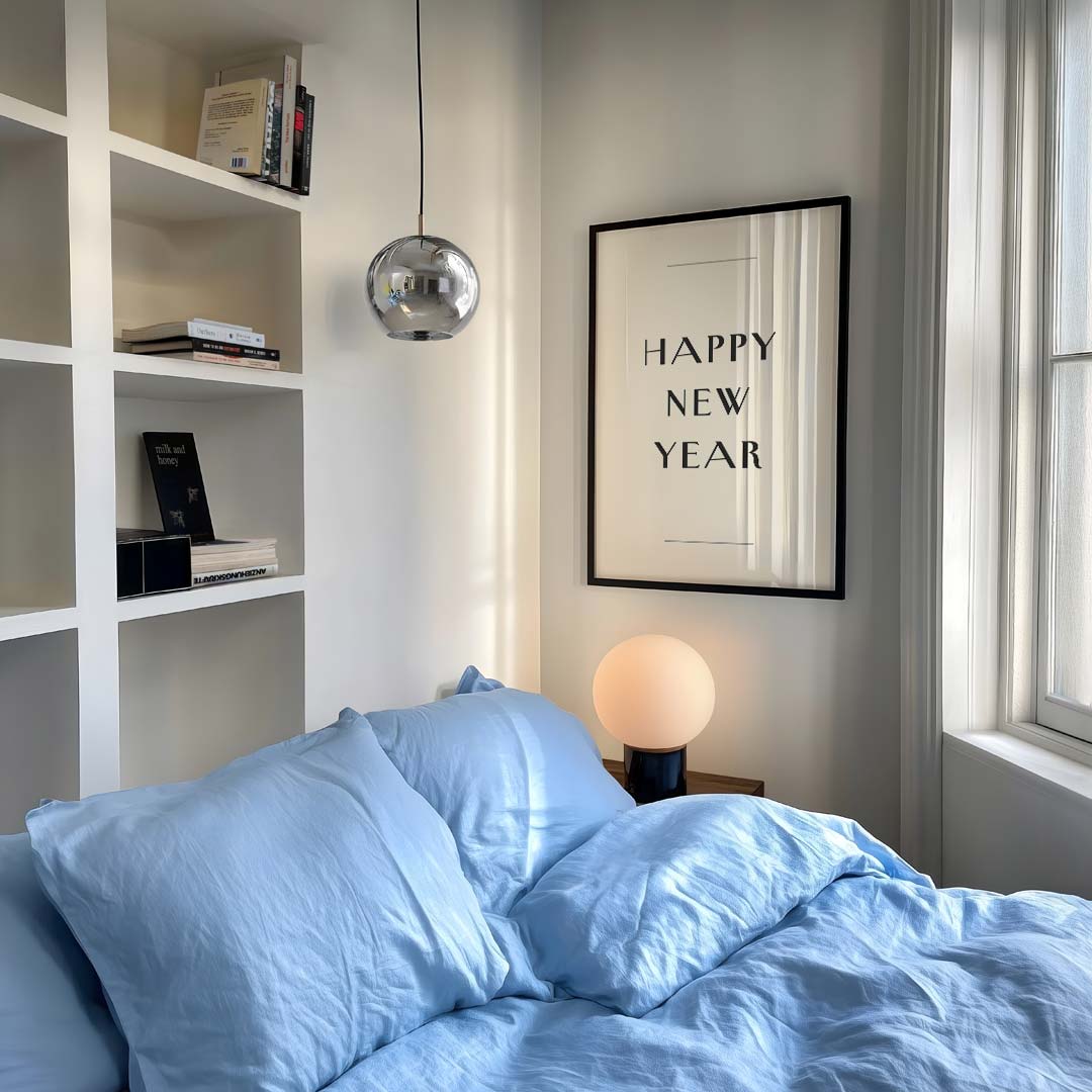 Stijlvolle Nieuwjaarswens Poster-WallArtistic