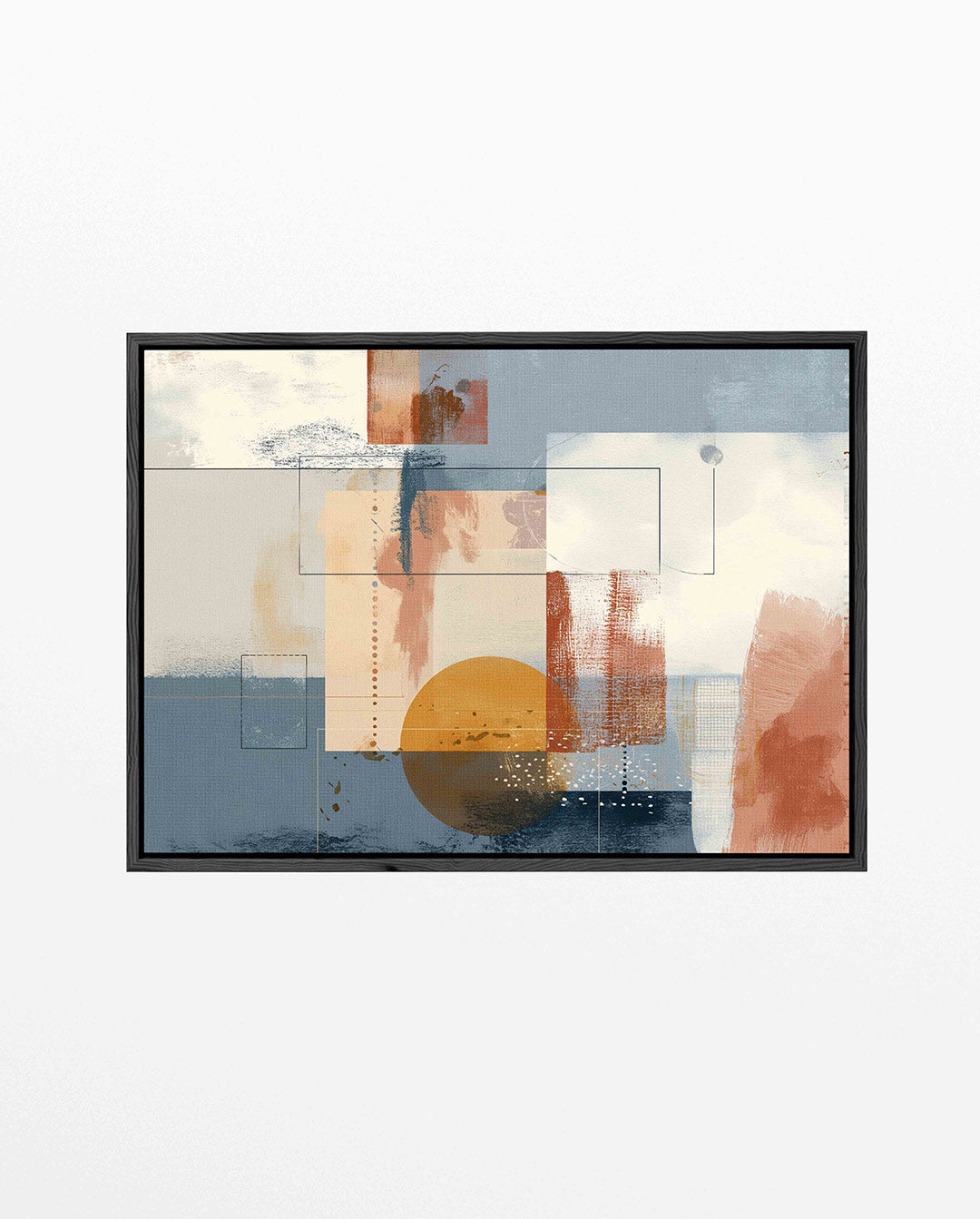 Geometrische compositie Kunstwerk