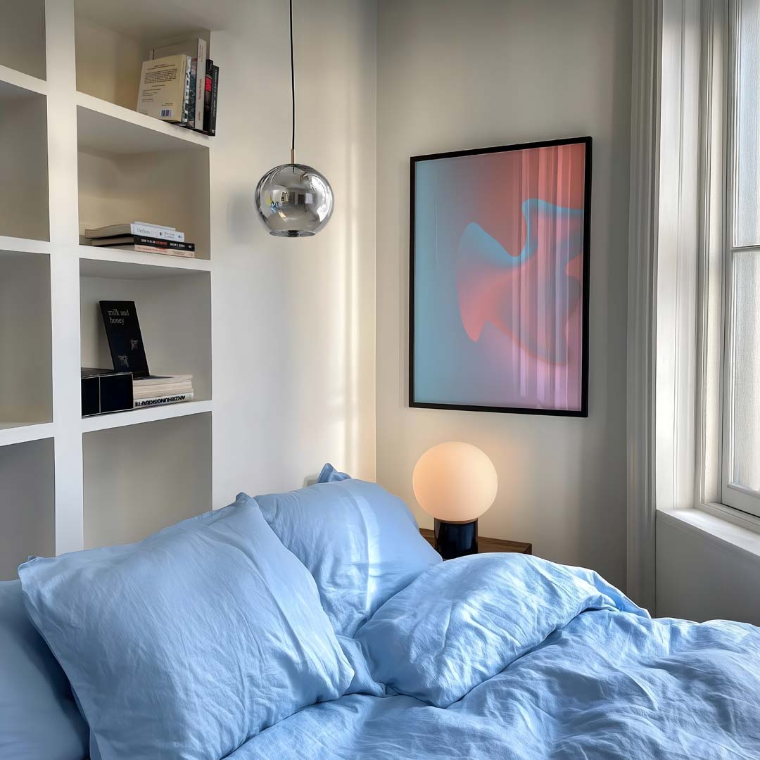 Dromerige Kleuren Abstractie Poster-WallArtistic