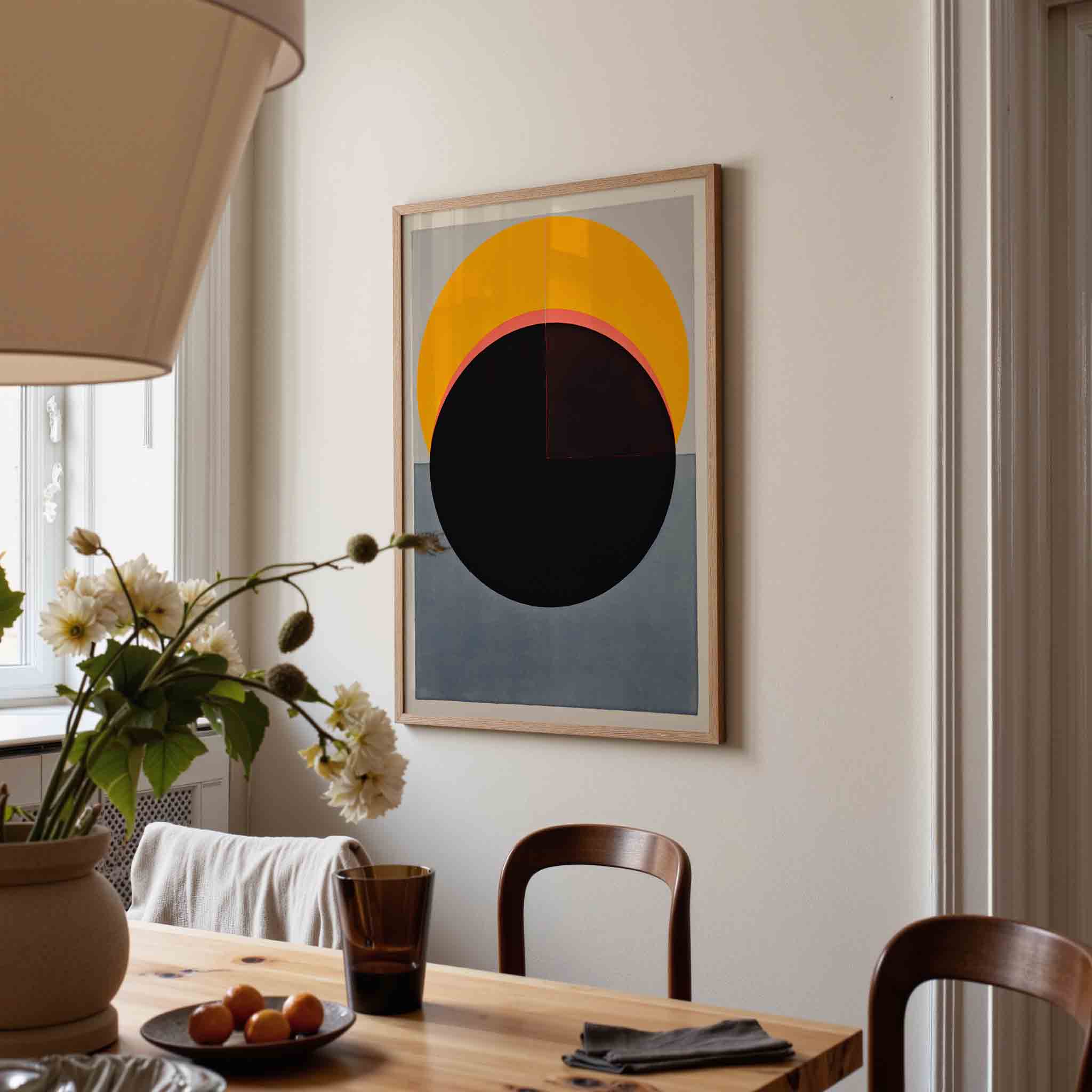 Geometrische cirkel Poster