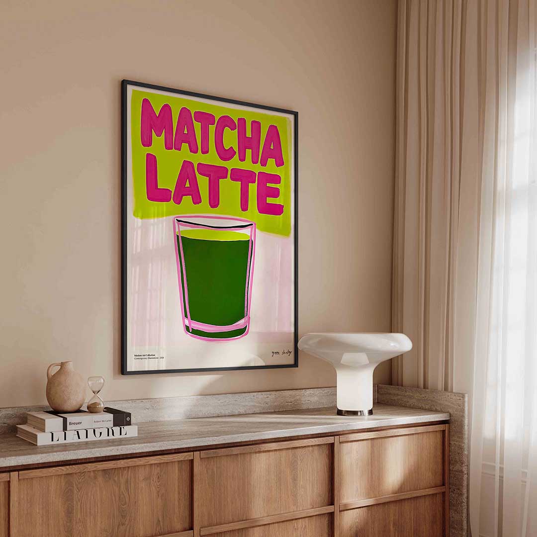 Matcha latte Poster