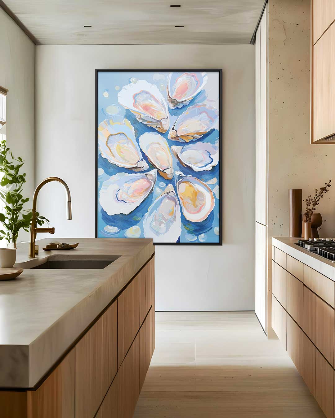 Oesters in Kunst Kunstwerk-canvas-dibond-plexiglas-wanddecoratie-WallArtistic