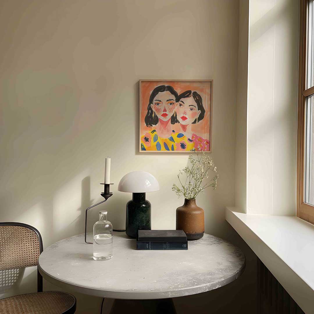Twee gezichten Poster