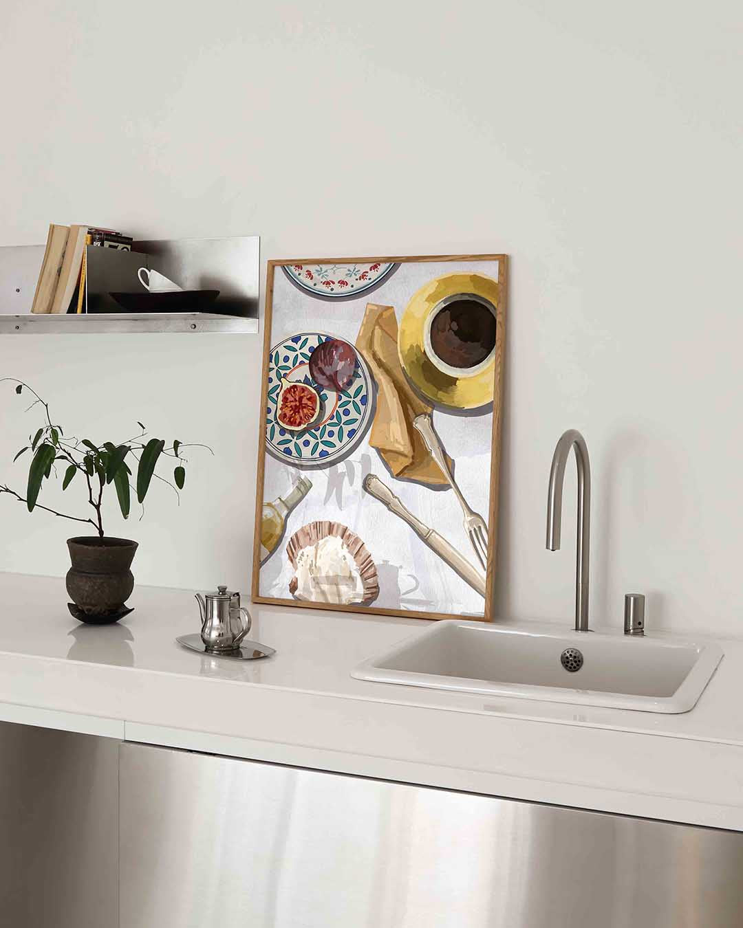 Gedekte tafel Poster