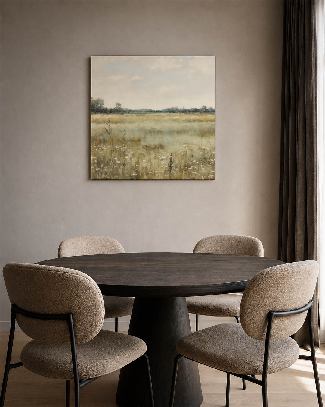 Rustige landschap weergave Kunstwerk