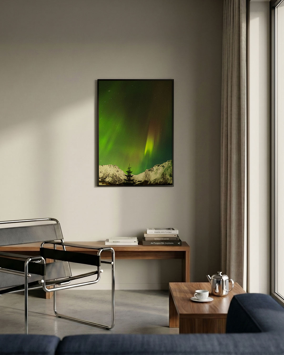 Noorderlicht landschap Poster