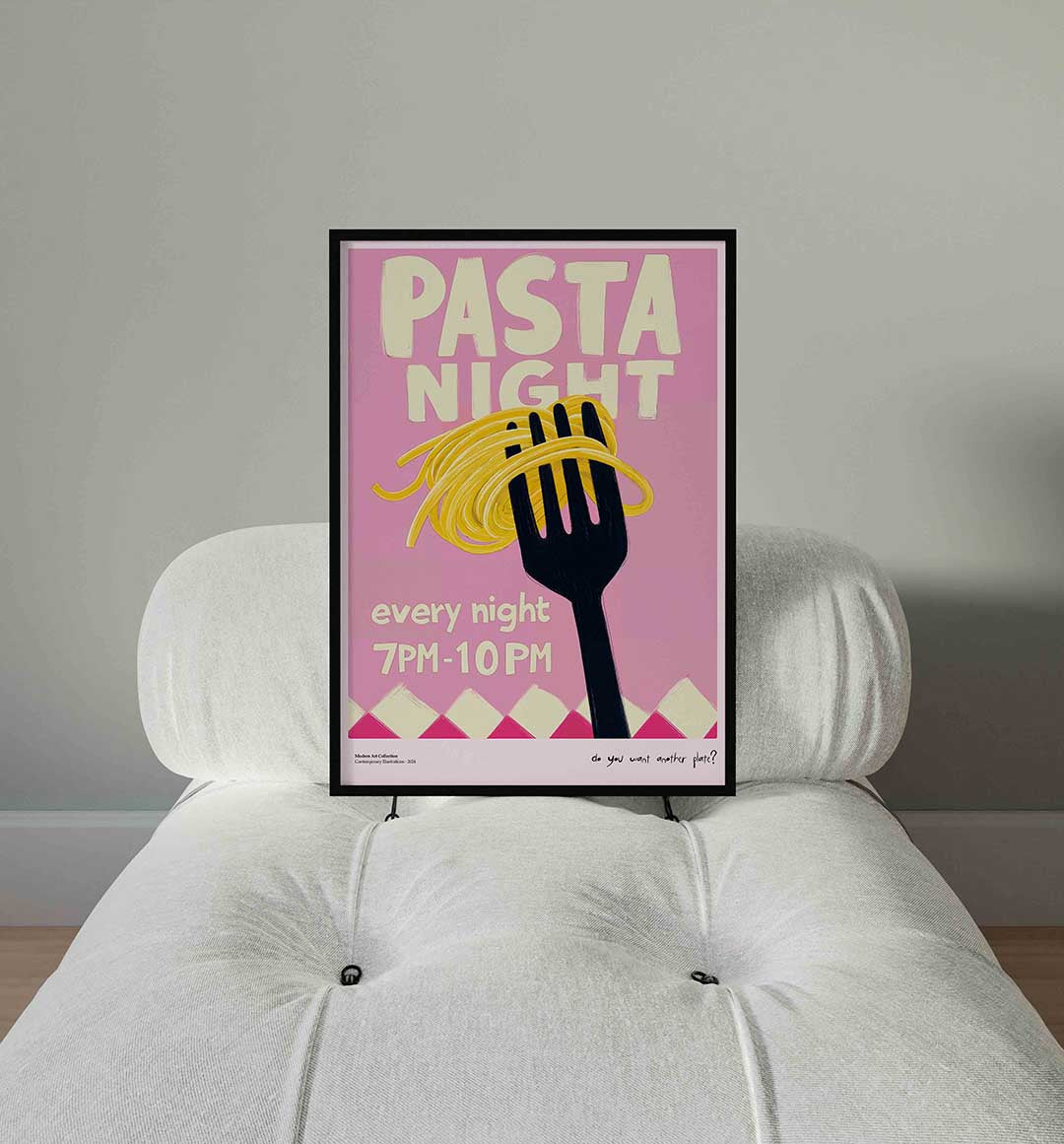 Pasta night Poster