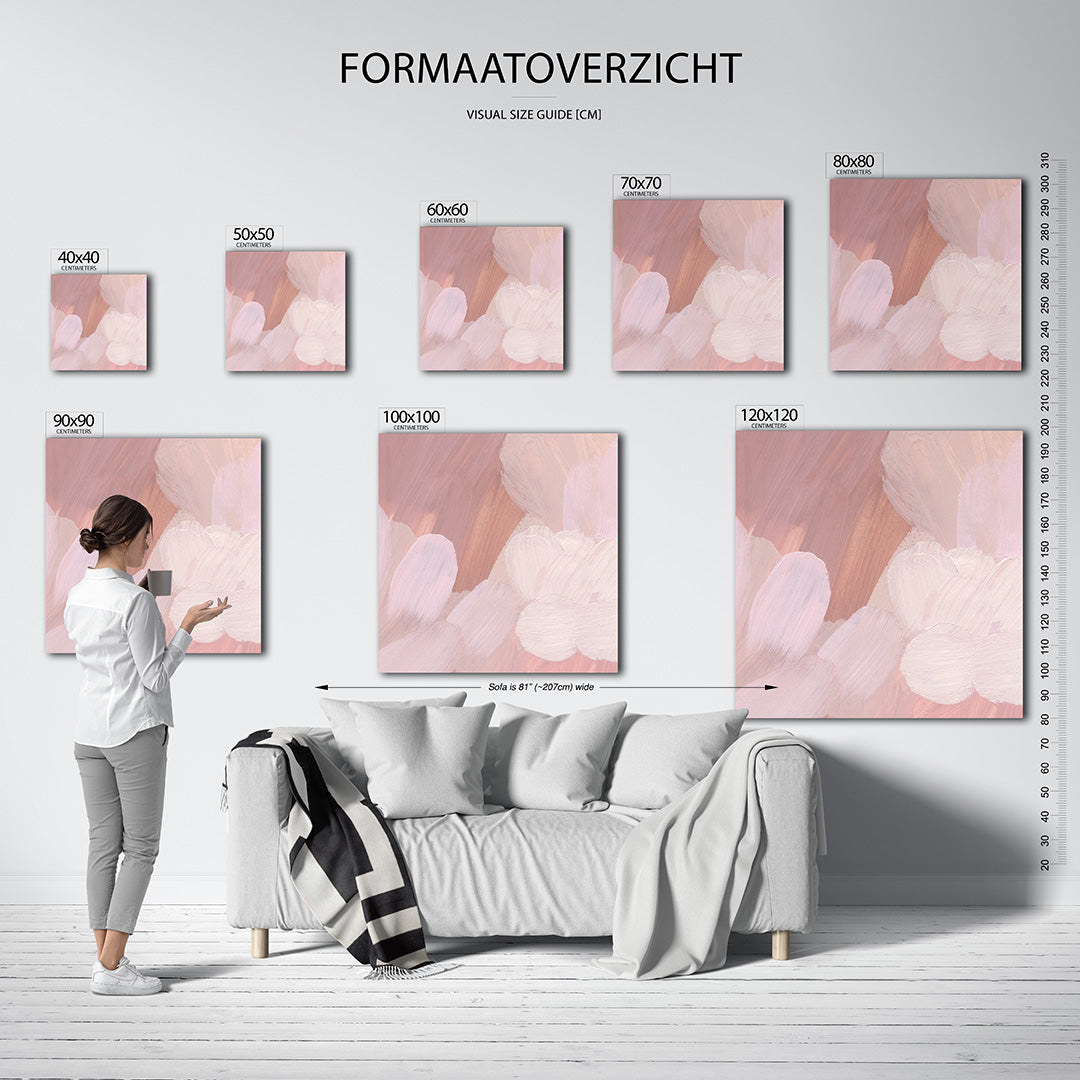 Zachte penseelstreken Kunstwerk