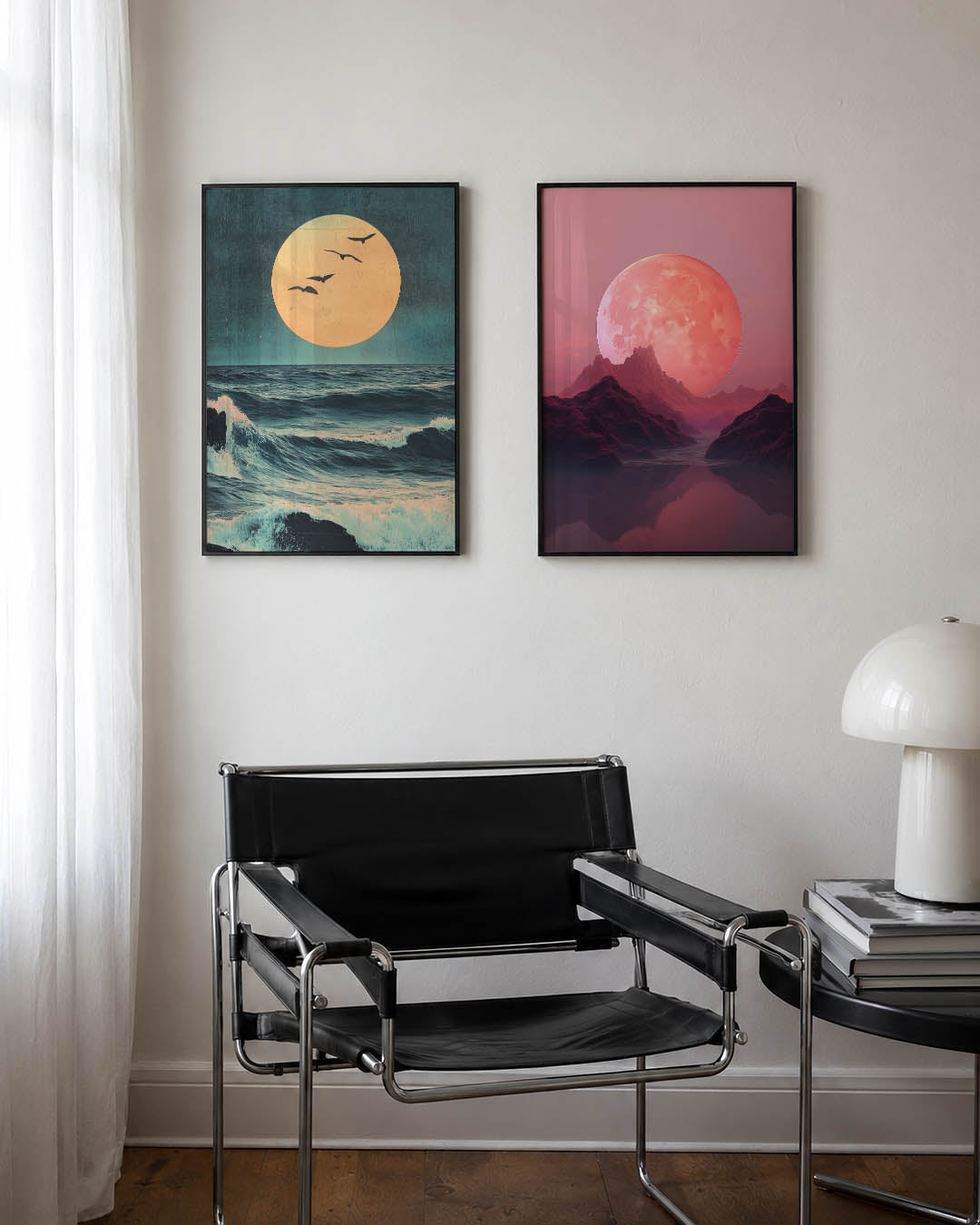 Zon en zee Posterset