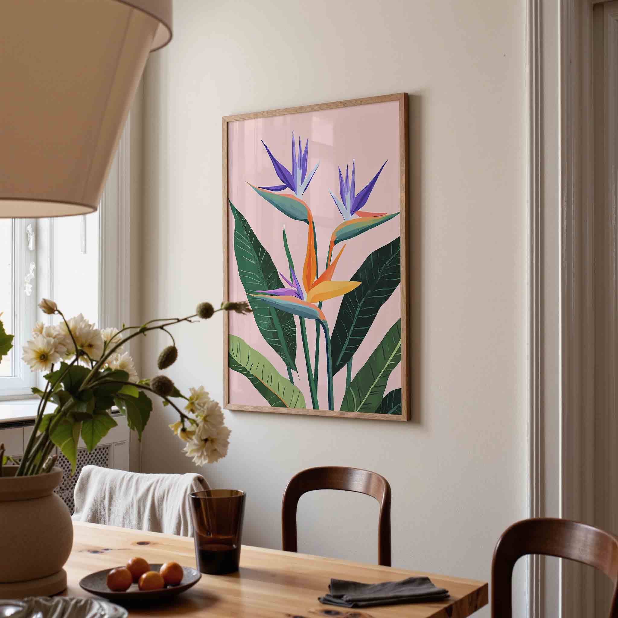Tropische bloemen Poster