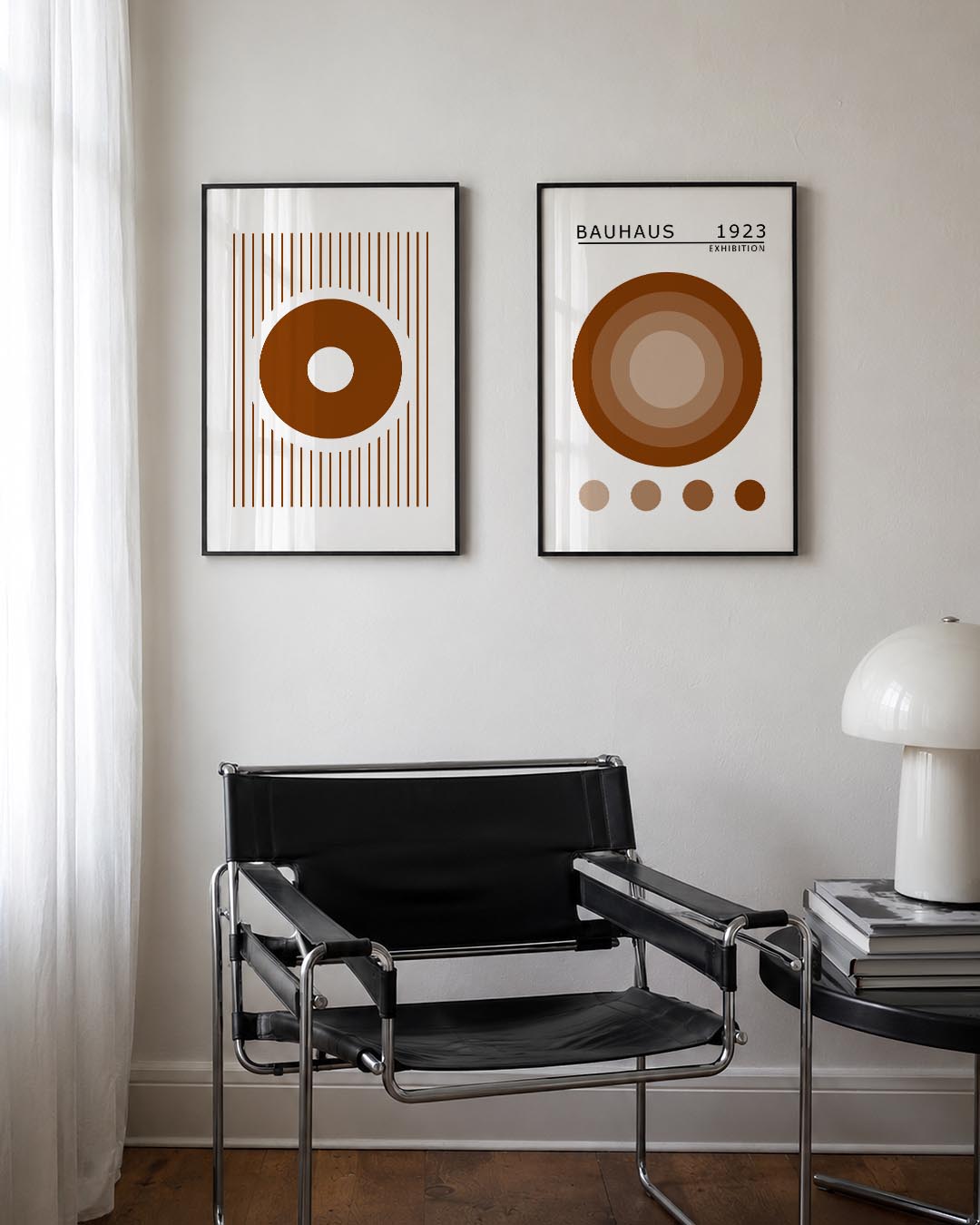 Cirkel en lijnen Postersets
