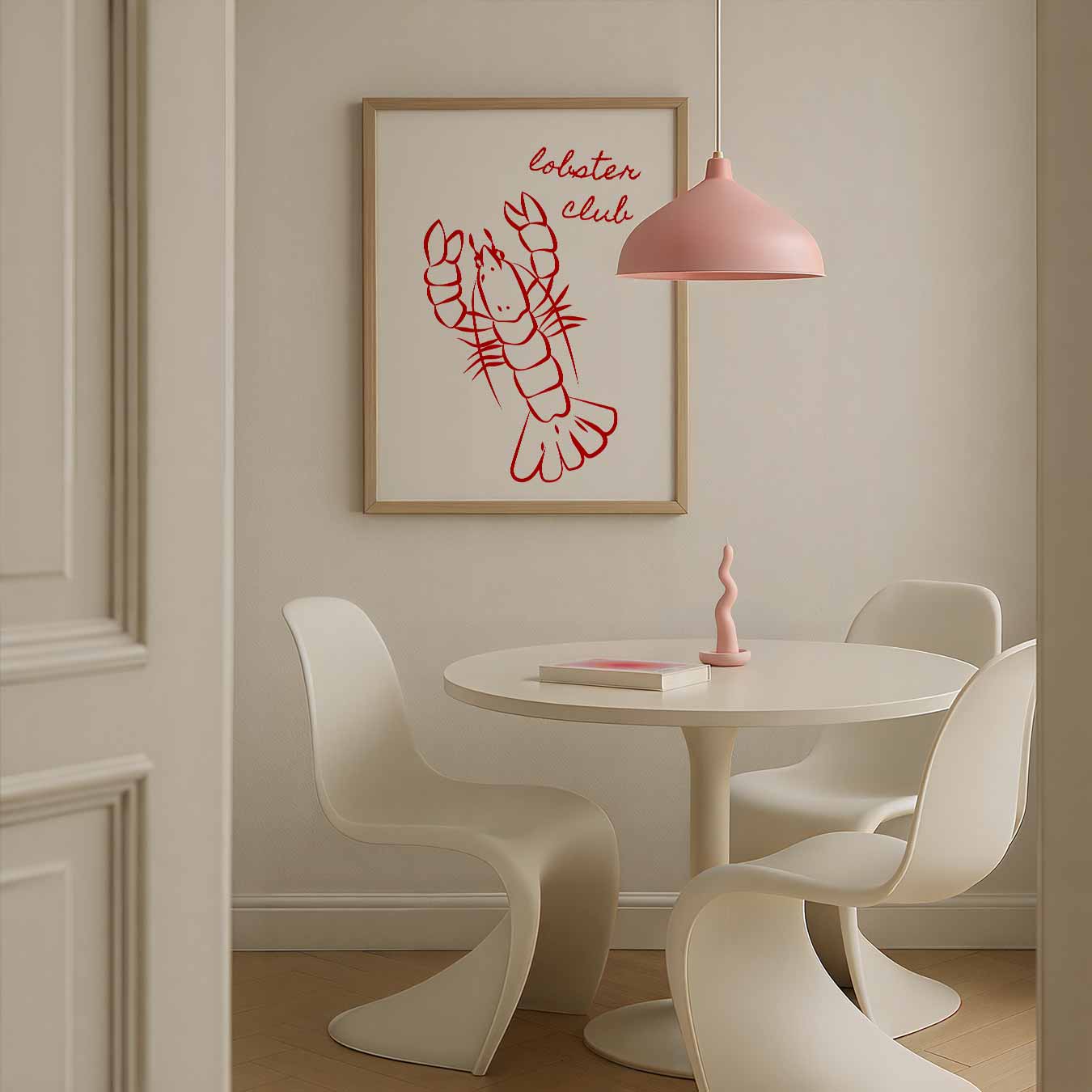 Lobster Club Poster-WallArtistic