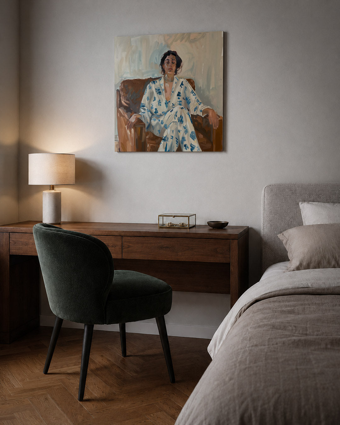 Ontspannen moment Kunstwerk