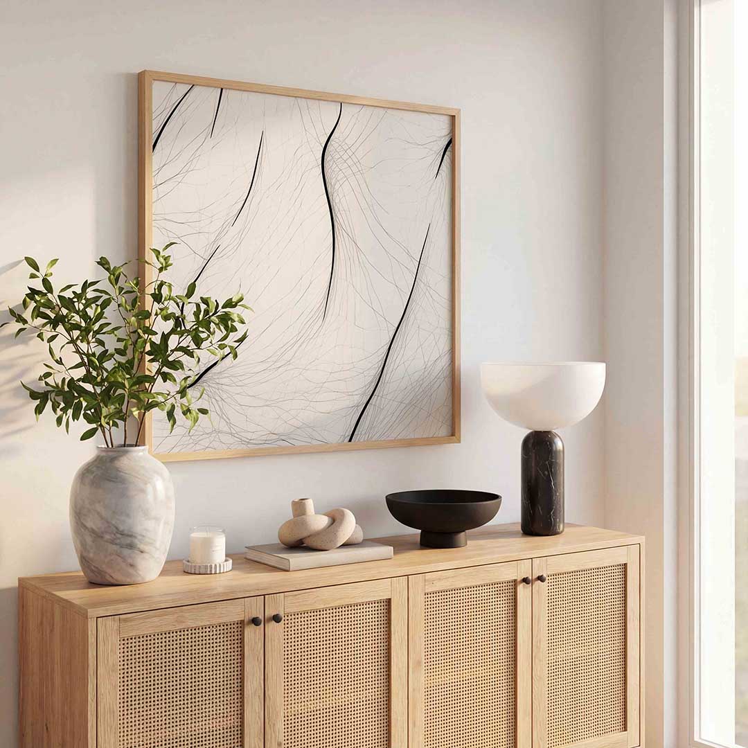 Lijnen en patronen Poster