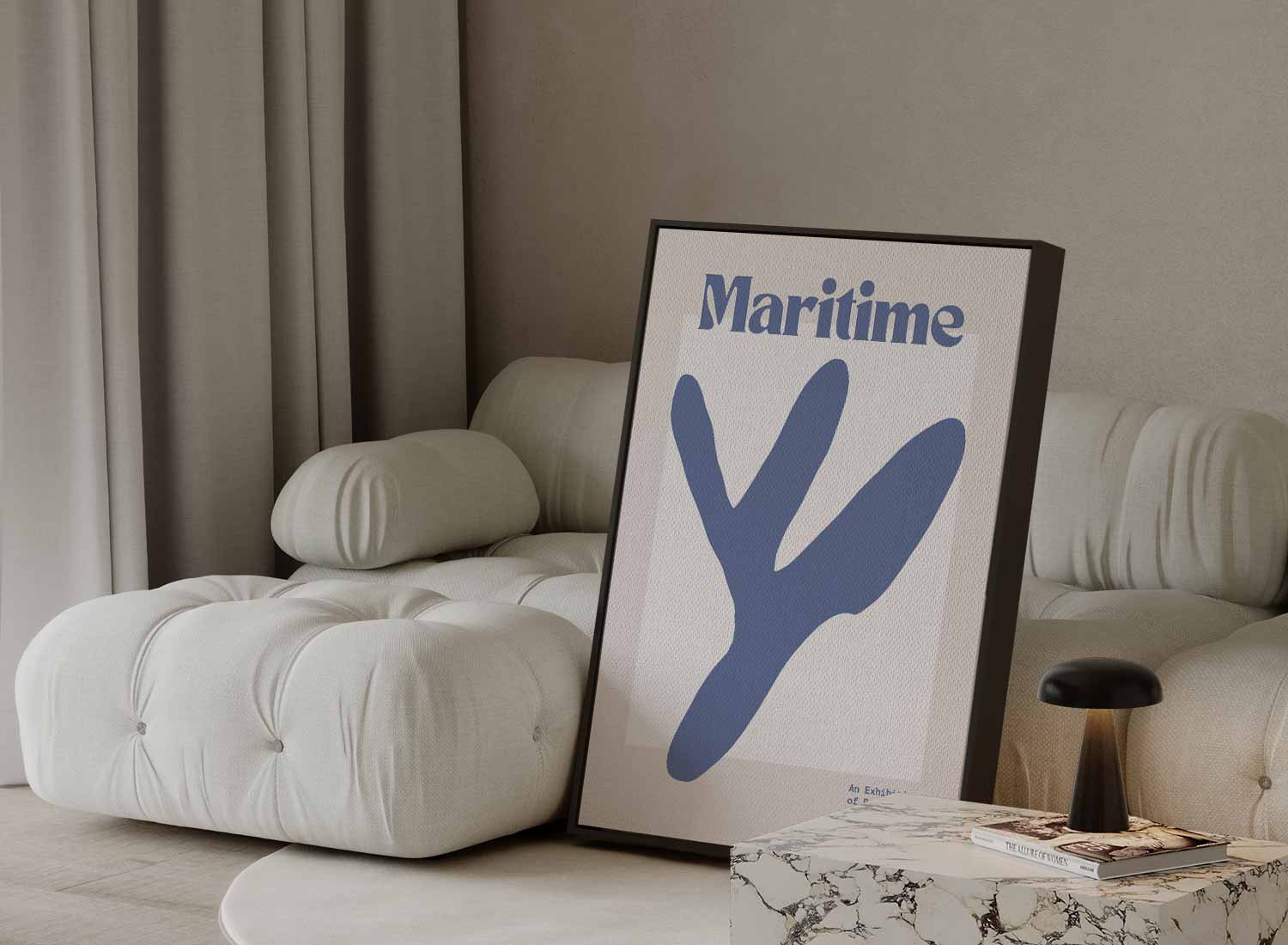 Maritieme Botanische Kunstposter