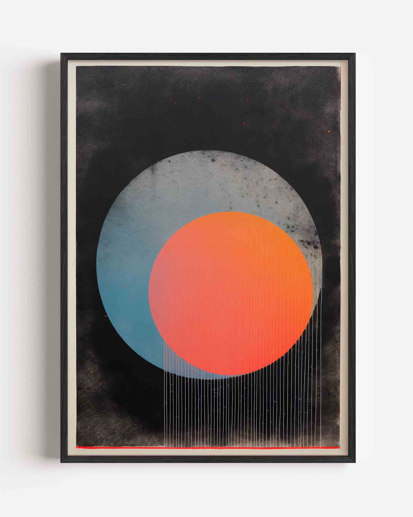 Cirkel en kleurvlakken Poster
