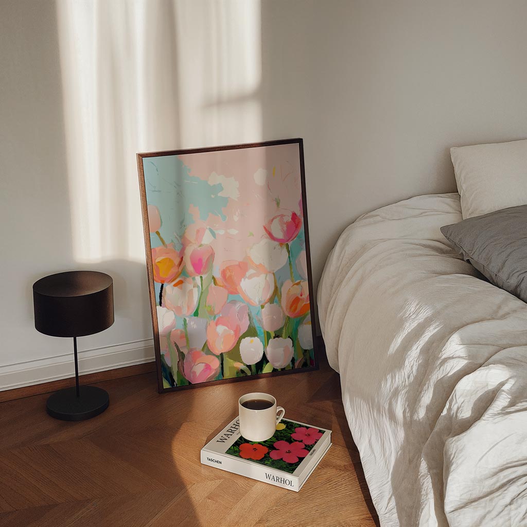 Bloemenpracht Tulpenposter-WallArtistic