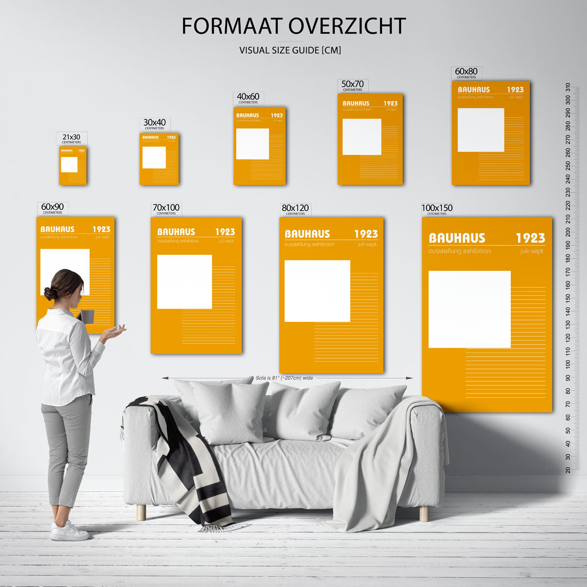 Vormen en lijnen Poster