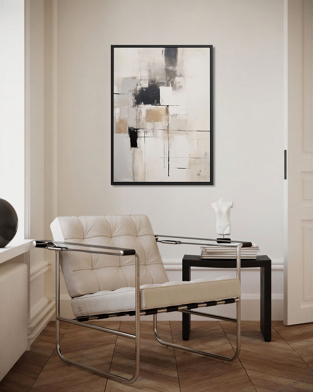 Geometrische compositie Kunstwerk