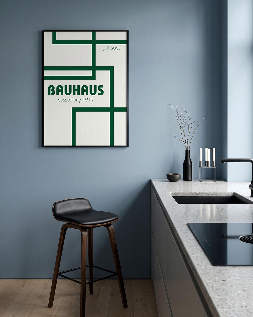 Lijnen en vlakken Poster