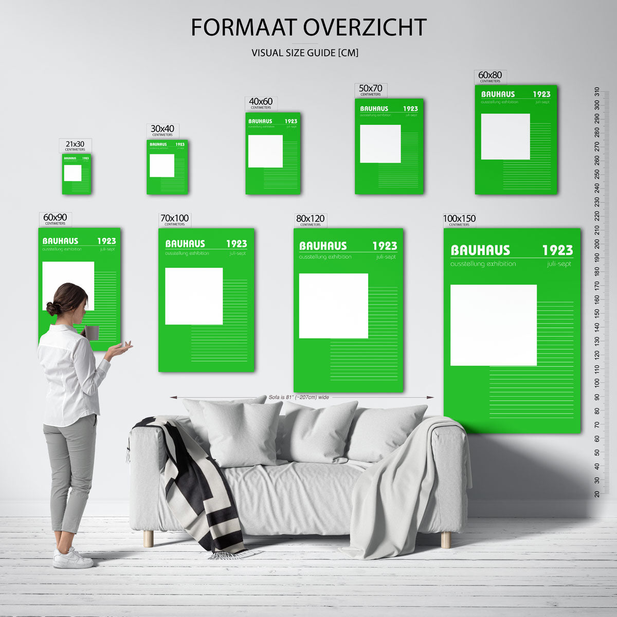 Vormen en lijnen Poster