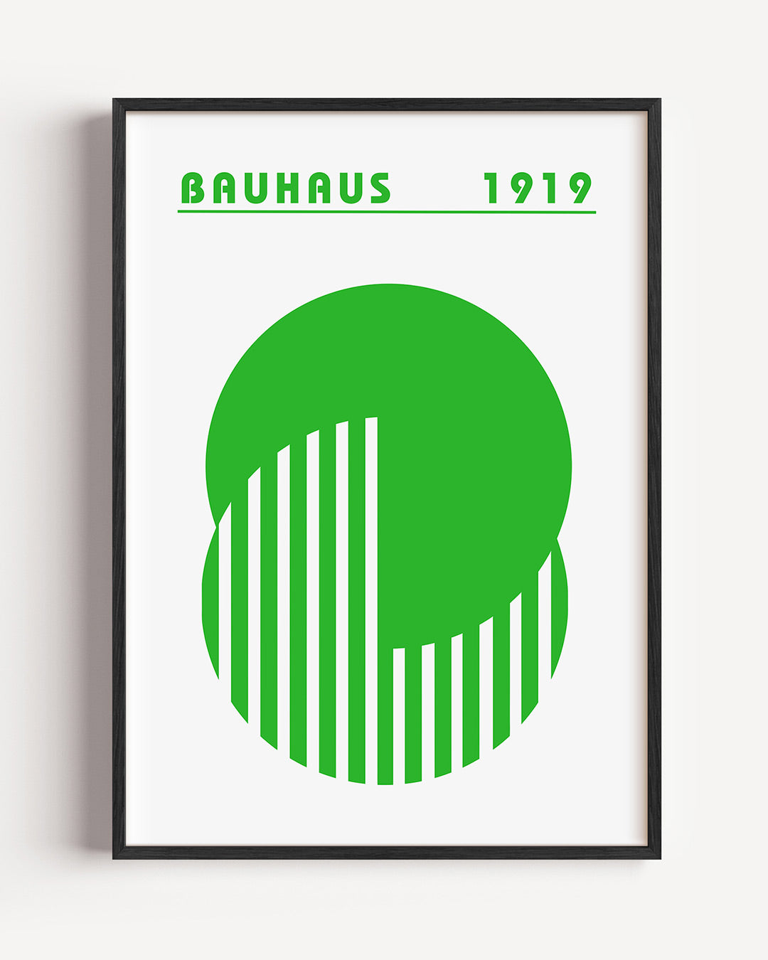 Groene cirkelstructuur Poster