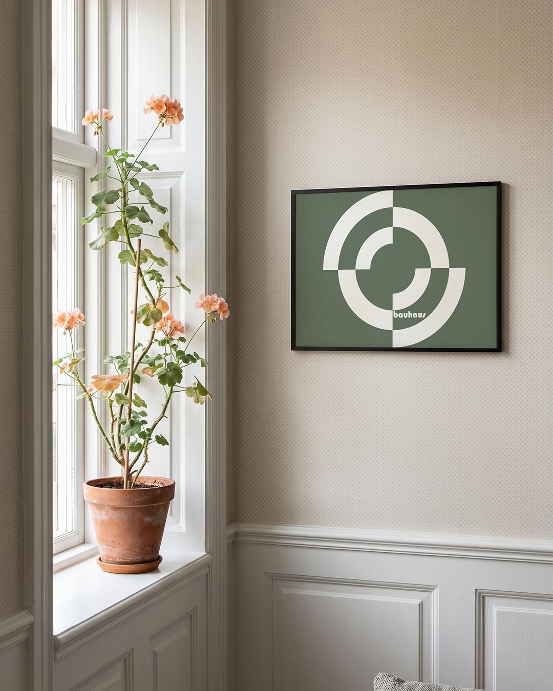Cirkelvormen en lijnen Poster