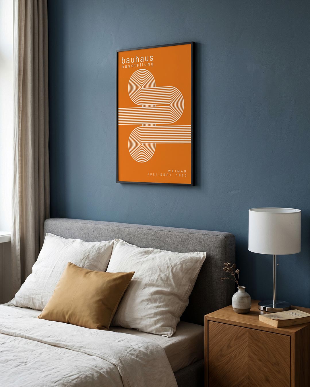 Lijnen en cirkelvormen Poster