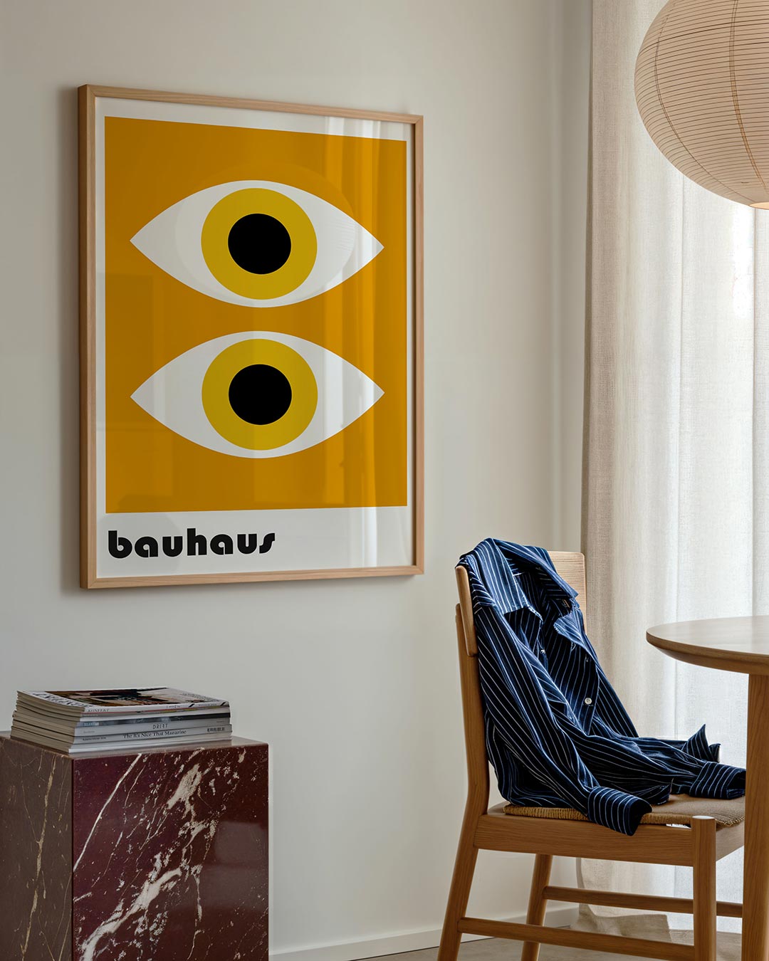 Oogvormen en kleur Poster