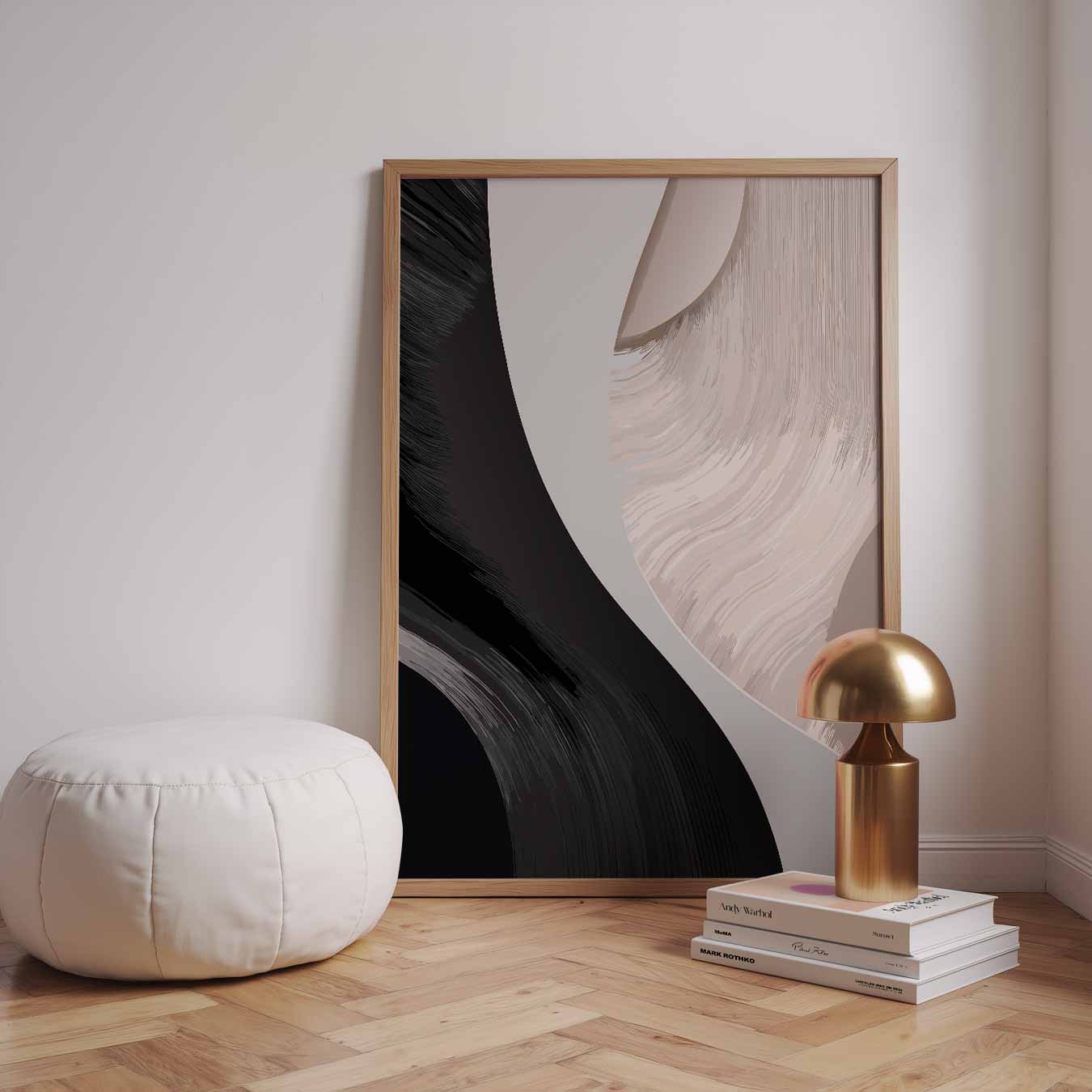Stijlvolle Abstracte Kunstposter-WallArtistic