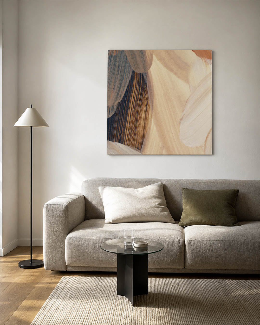 Organische borstels Kunstwerk