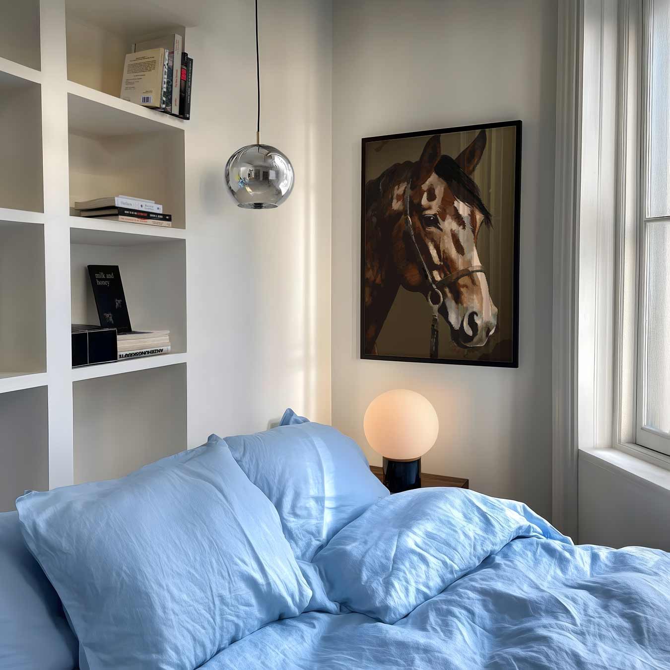 Elegante Paardenposter-WallArtistic
