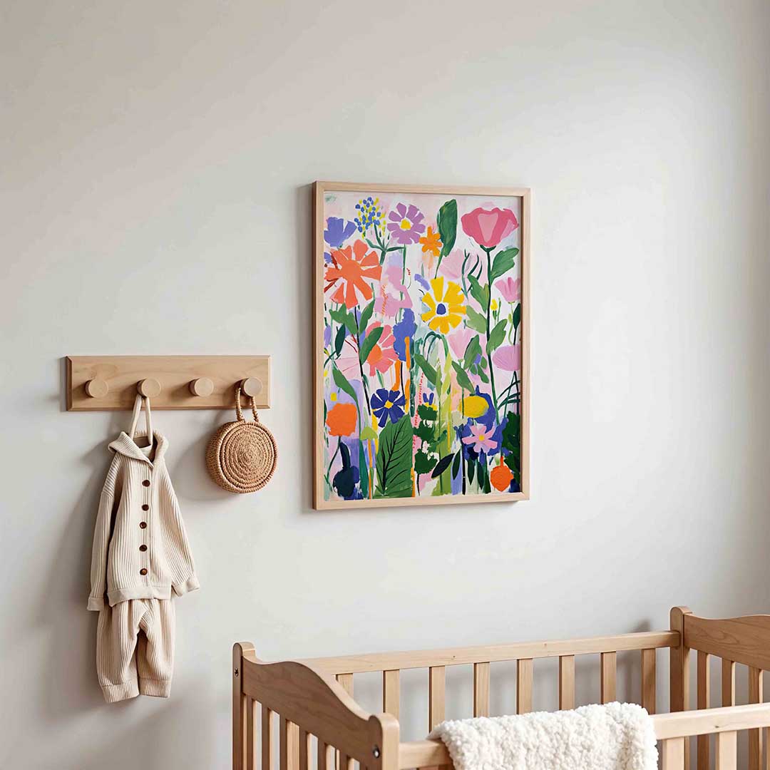 Bloemen in felle kleuren Poster