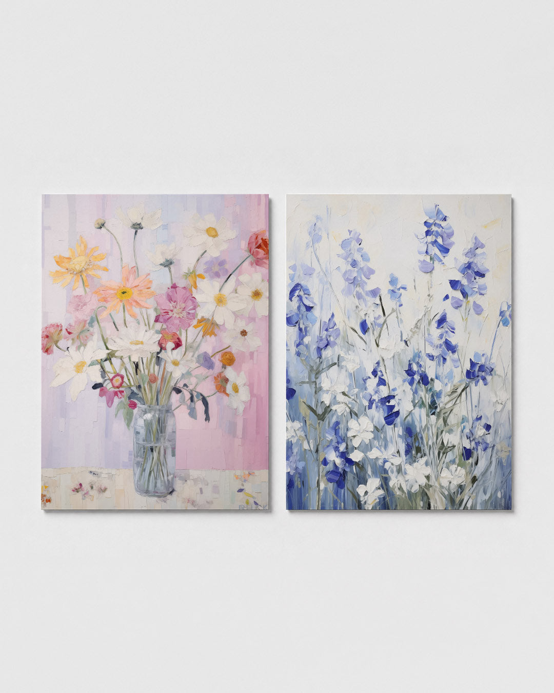 Bloemen in vaas Posterset