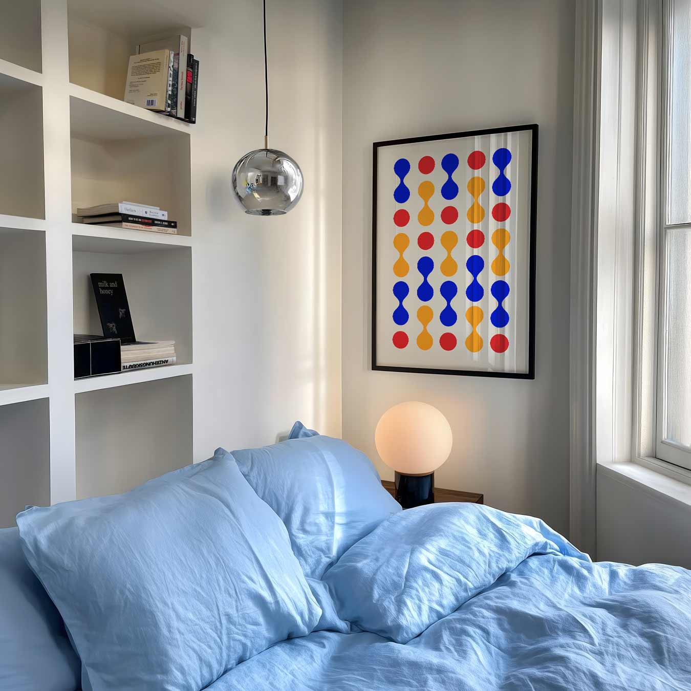 Kleurrijke Geometrische Vormen Poster-WallArtistic