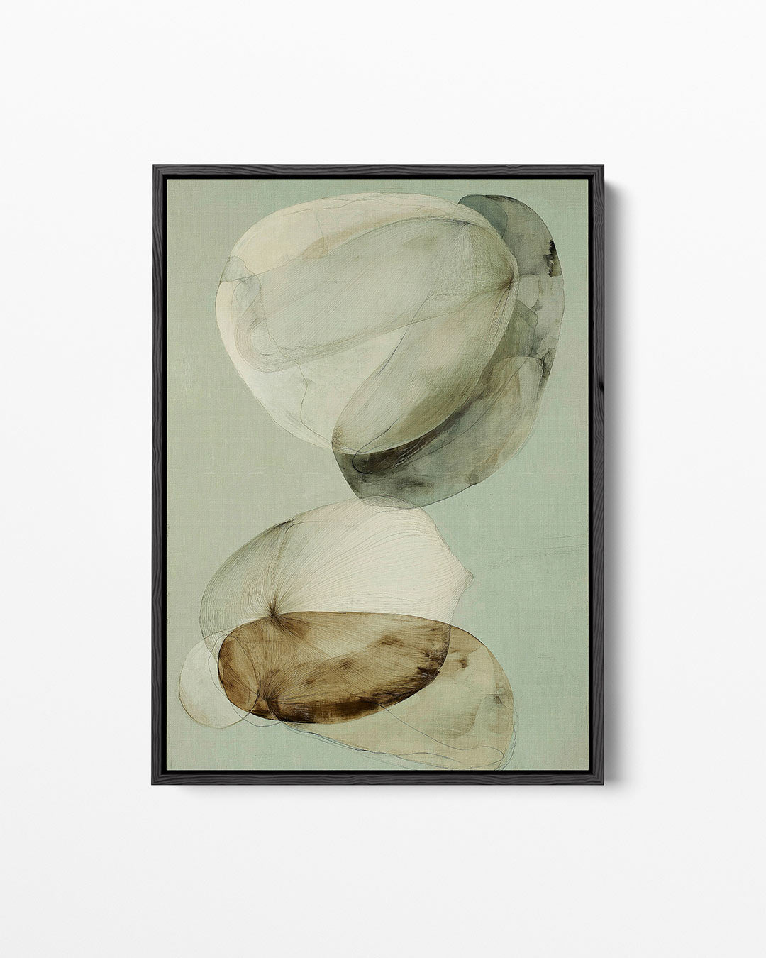 Organische vormen compositie Kunstwerk
