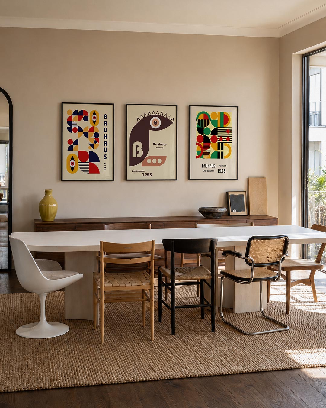 Vormen en kleurvlakken Posterset