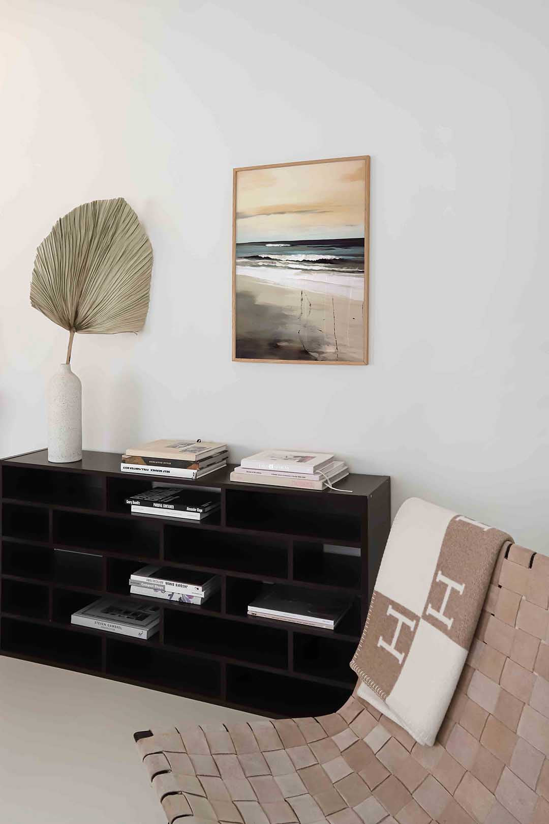 Strand en golven Poster