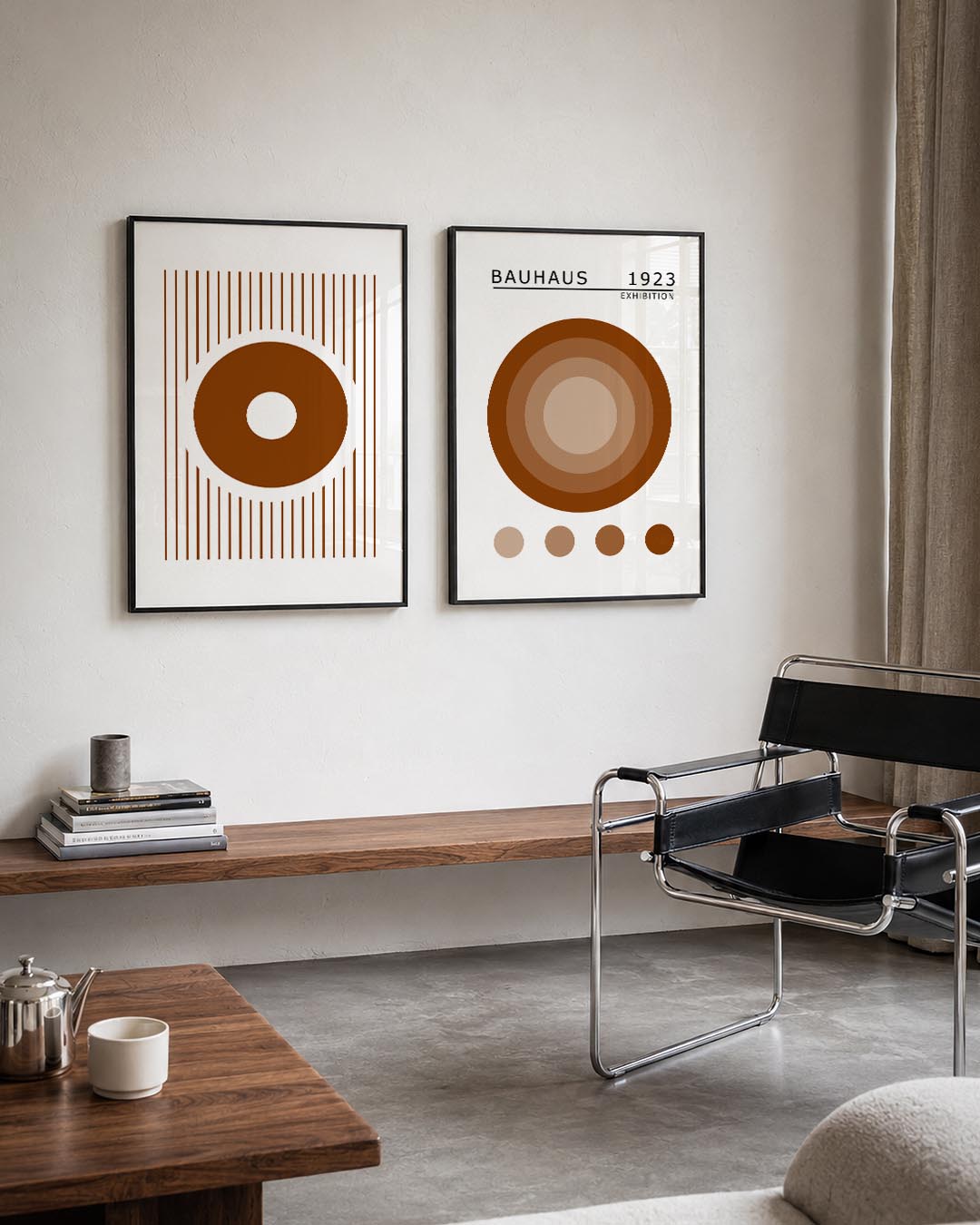 Cirkel en lijnen Posterset
