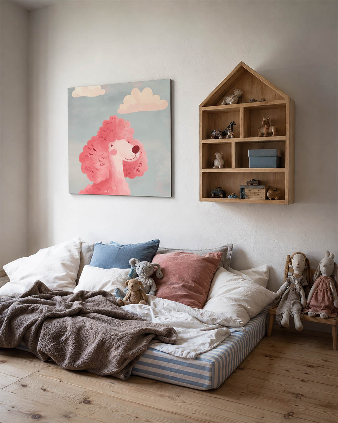 Vrolijke hond Kunstwerk