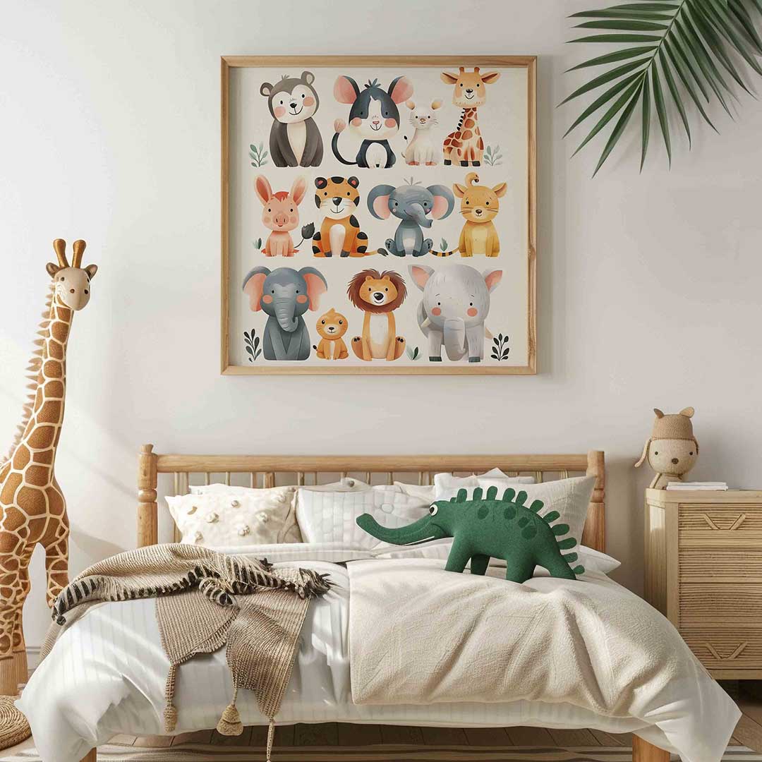 Schattige dieren Poster
